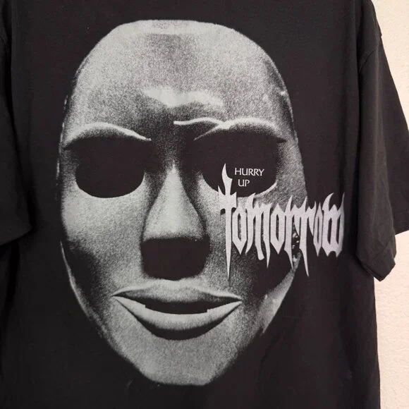 The Weeknd Hurry Up Tomorrow Shirt Mens Medium The Mask Art Graphic T Streetwear - Picture 5 of 11